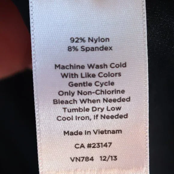 Talbots Black Short Sleeve Faux Wrap Sheath Midi Dress Women's Size 2XP-NWT - Picture 9 of 9